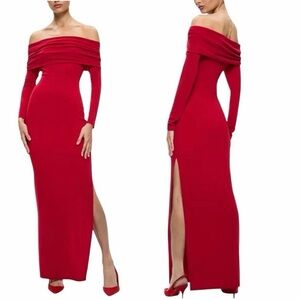 Alice and Olivia Ruby Valentine's Coretta Midi Dress